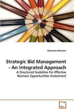 portada strategic bid management - an integrated approach (en Inglés)
