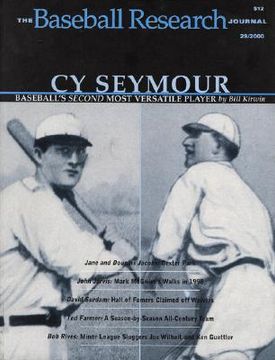 portada the baseball research journal (brj), volume 29 (en Inglés)