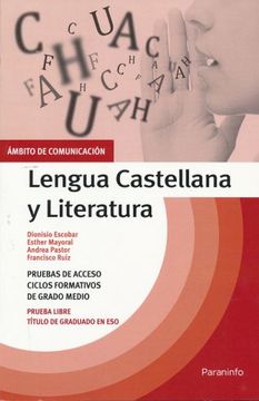 portada Temario Pruebas de Acceso a Ciclos Formativos de Grado Medio. Ámbito Comunicación. Lengua Castellana y Literatura (in Spanish)