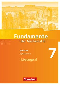 portada Fundamente der Mathematik 7. Schuljahr - Sachsen - Lösungen zum Schülerbuch (en Alemán)