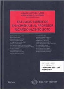 portada Estudios Juridicos en Homenaje al Profesor Ricardo Alonso Soto