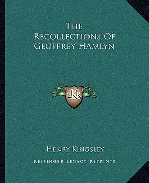 portada the recollections of geoffrey hamlyn (en Inglés)
