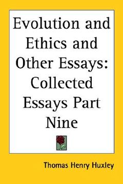 portada evolution and ethics and other essays: collected essays part nine (en Inglés)