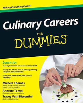 portada Culinary Careers for Dummies (in English)