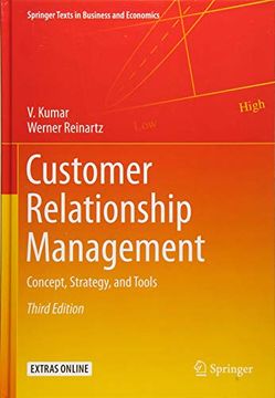 portada Customer Relationship Management: Concept, Strategy, and Tools (Springer Texts in Business and Economics) (en Inglés)