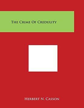 portada The Crime Of Credulity