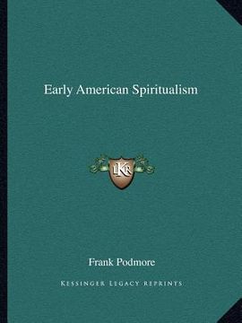 portada early american spiritualism (en Inglés)