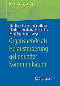portada Organspende als Herausforderung Gelingender Kommunikation (in German)