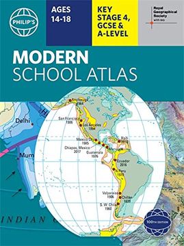 portada Philip'S rgs Modern School Atlas: 100Th Edition (Philip'S World Atlas) 