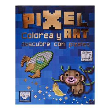 portada Colorea y Descubre con Pixeles (in Spanish)