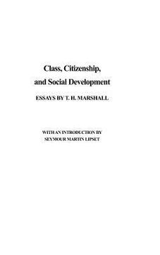 portada class citizenship and social development (en Inglés)