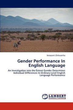 portada gender performance in english language (en Inglés)