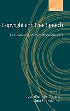 portada Copyright and Free Speech: Comparative and International Analyses (in English)