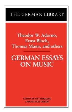 portada german essays on music