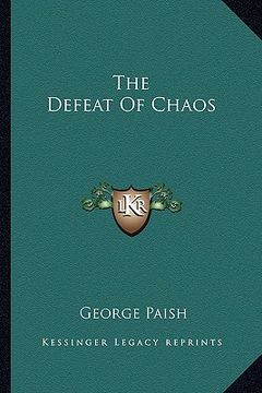 portada the defeat of chaos (en Inglés)