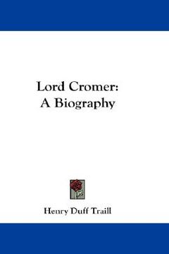 portada lord cromer: a biography (en Inglés)