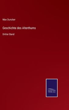 portada Geschichte des Alterthums: Dritter Band (en Alemán)