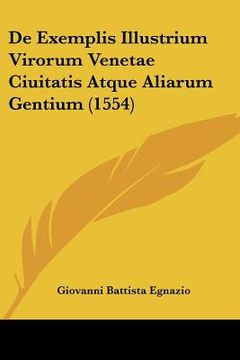 portada de exemplis illustrium virorum venetae ciuitatis atque aliarum gentium (1554) (in English)