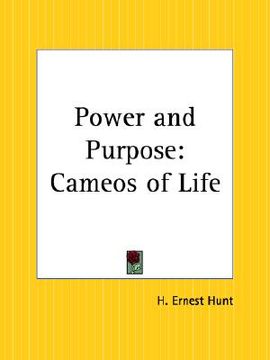 portada power and purpose: cameos of life (en Inglés)