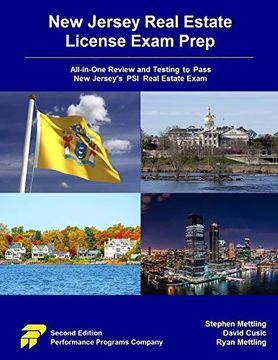 portada New Jersey Real Estate License Exam Prep: All-In-One Review and Testing to Pass new Jersey's psi Real Estate Exam (en Inglés)