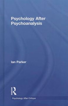 portada Psychology After Psychoanalysis: Psychosocial Studies and Beyond (in English)
