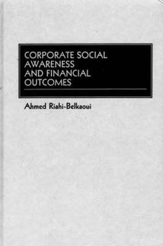 portada corporate social awareness and financial outcomes (en Inglés)