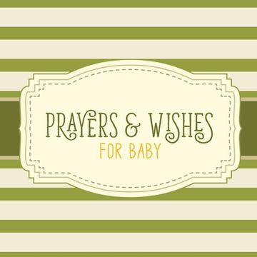 portada Prayers & Wishes For Baby: Children's Book Christian Faith Based I Prayed For You Prayer Wish Keepsake (in English)