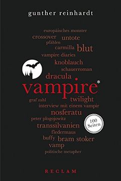 portada Vampire. 100 Seiten (Reclam 100 Seiten) (en Alemán)