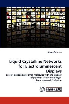 portada liquid crystalline networks for electroluminescent displays (en Inglés)
