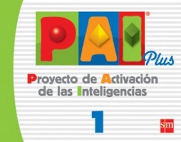 portada Pai Plus 1 s m Proyecto de  Activacion de la Inteligencia