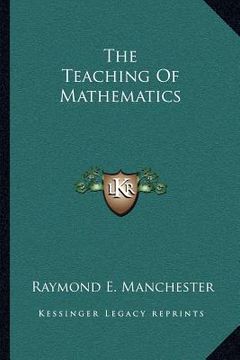 portada the teaching of mathematics (en Inglés)