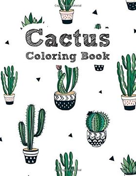 portada Saguaro Cactus Coloring Page: Excellent Stress Relieving Coloring Book for Cactus Lovers - Succulents Coloring Book 
