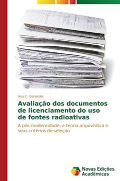 portada Avaliação dos documentos de licenciamento do uso de fontes radioativas