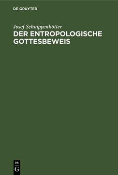 portada Der Entropologische Gottesbeweis (en Alemán)