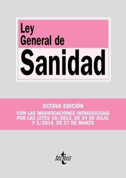 portada Ley General de Sanidad - 8ª Edición (Derecho - Biblioteca de Textos Legales)