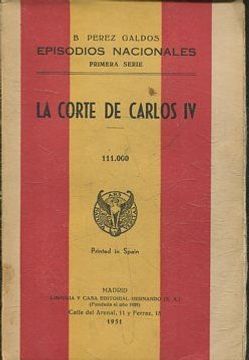 portada LA CORTE DE CARLOS IV 111,000.
