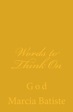 portada Words to Think On: God