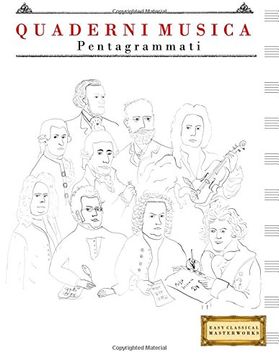 portada Quaderni Musica Pentagrammati: (21.59 x 27.94 cm)