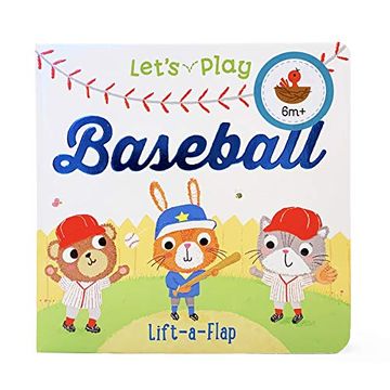 portada Let's Play Baseball (Chunky Lift-A-Flap Book) (en Inglés)