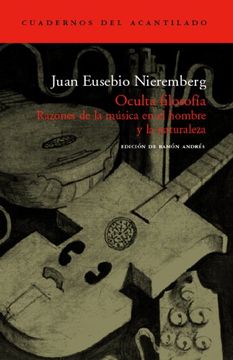 portada Oculta Filosofia: Razones de la Musica en el Hombre y la Naturale za (in Spanish)