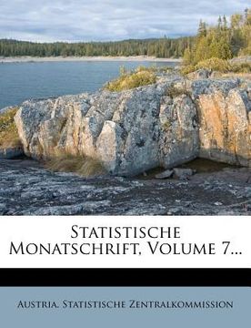 portada Statistische Monatschrift, Volume 7... (en Alemán)