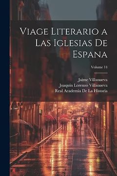 portada Viage Literario a las Iglesias de Espana; Volume 14
