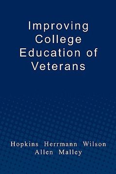 portada improving college education of veterans (en Inglés)
