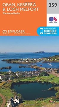 portada Oban, Kerrera and Loch Melfort 1 : 25 000 (OS Explorer Active Map)
