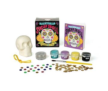 portada Paint-Your-Own Sugar Skull: With Gems and Glitter! (Miniature Editions) 