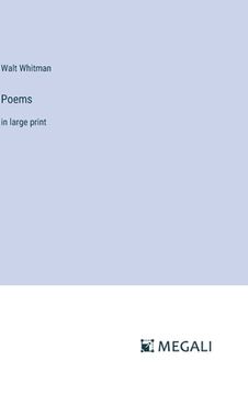 portada Poems: in large print (in English)