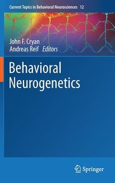 portada behavioral neurogenetics (in English)