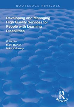 portada Developing and Managing High Quality Services for People with Learning Disabilities (in English)