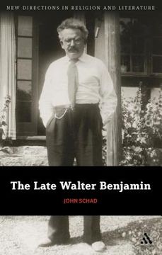 portada the late walter benjamin (en Inglés)