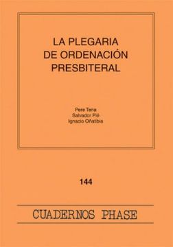portada Plegaria de ordenación presbiteral, La (CUADERNOS PHASE)